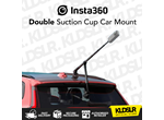 Insta360 Dual Suction Cup Car Mount + Action Stick